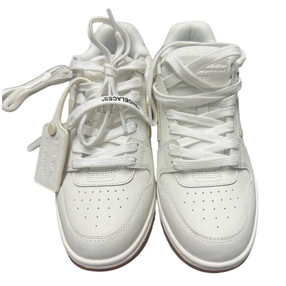 Off-White White/Beige Out of Office Sneaker Size EU 39 US 7.5 - Picture 4 of 7
